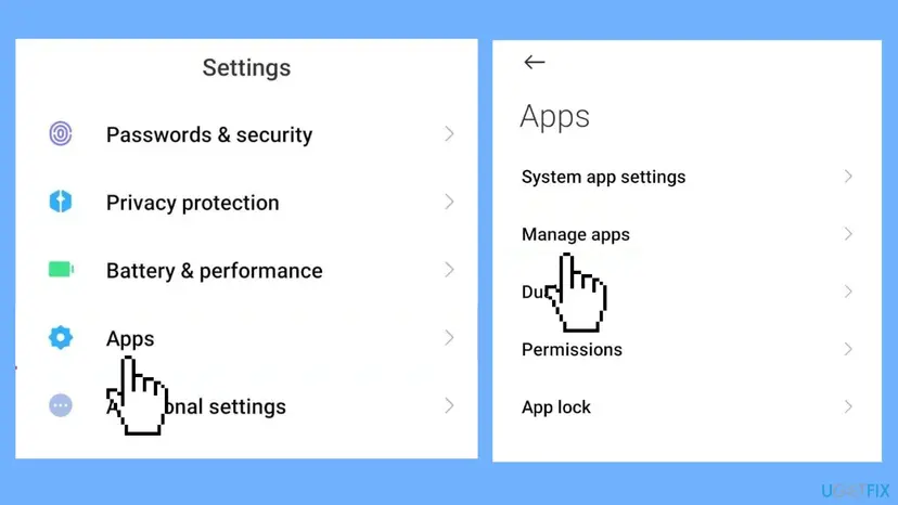 Android app list with Ticketmaster selected and the Uninstall button, used to remove the app before installing it again