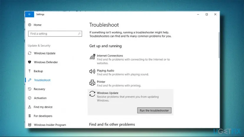 Run troublesgooter