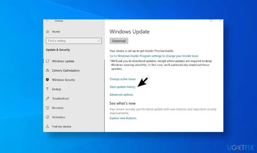 Uninstall updates