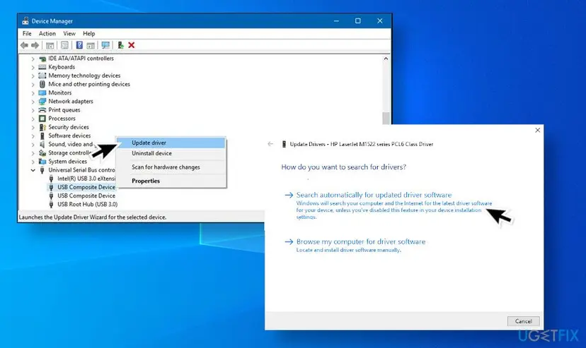 Update printer drivers