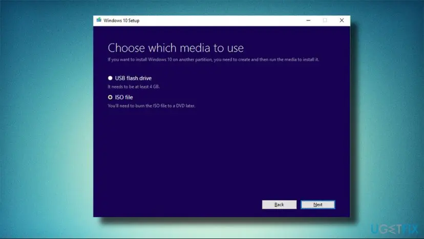 Use media creation tool