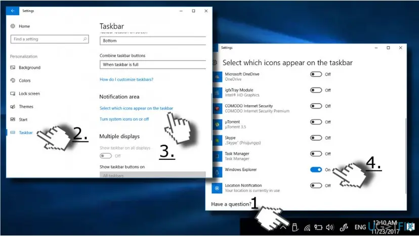 Use safely remove hardware dialog