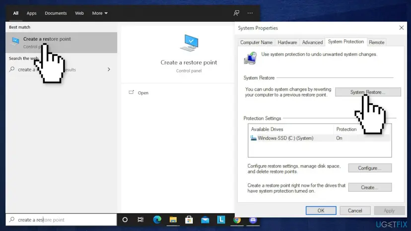 Use system restore