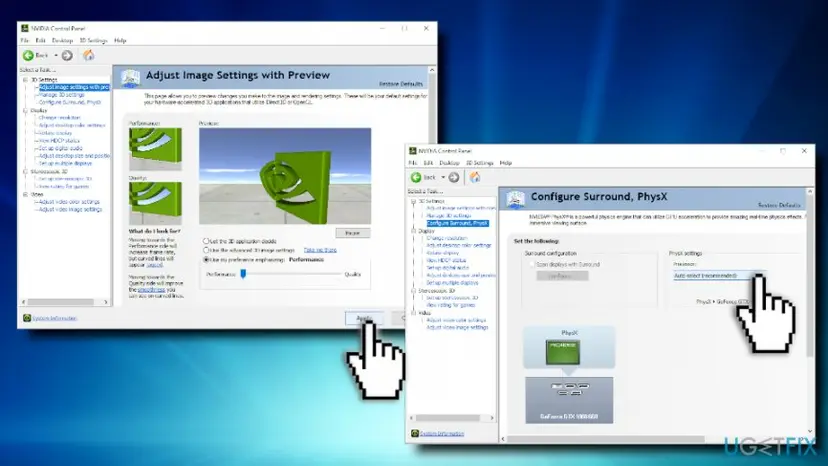 Video scheduler internal error adjust nvidia settings