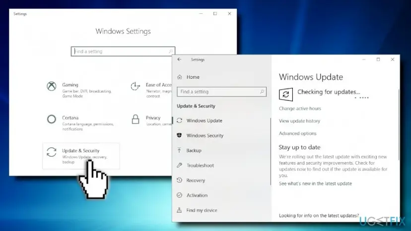 Video scheduler internal error update windows