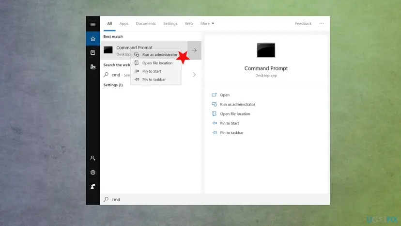 Windows update error 0x80070541 fix command prompt