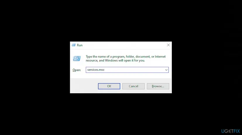 Windows update error 0x800705b3 run box