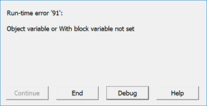 Word Runtime Error 91: How to Fix It