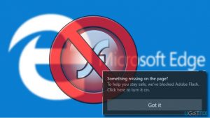 Microsoft edge pop up