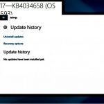 No update history