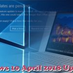 Windows 10 april 2018 update
