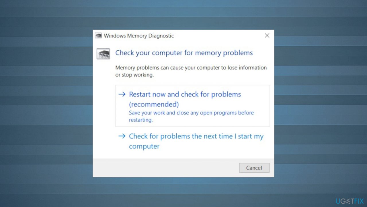 Memory diagnostics