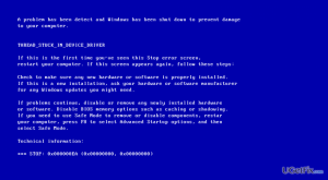0x000000ea error