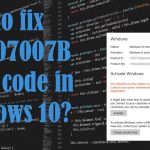 0x8007007b error code fix