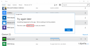 0x80070216 windows store error