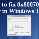 0x8007045d error on windows fix