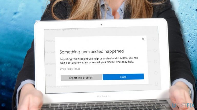 How to fix error code 0x80070520 on Windows 10?