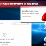 0x80072f05 error