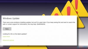 0x80096004 error
