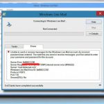 0x800ccc90 error on live mail