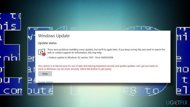 How to fix Windows 10 update error 0x80242006?