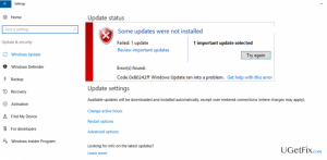 0x80242ff update error