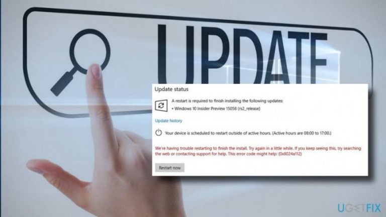 How to fix Windows update error 0x8024a112?