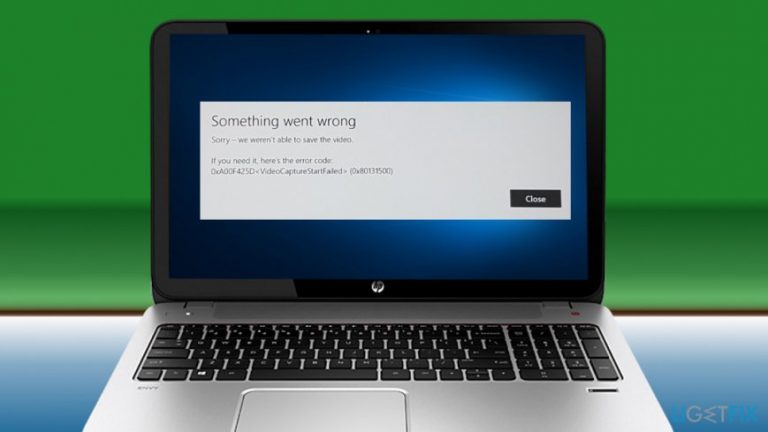 How to fix 0xA00F425D (0x80131500) VideoCaptureStartFailed error?