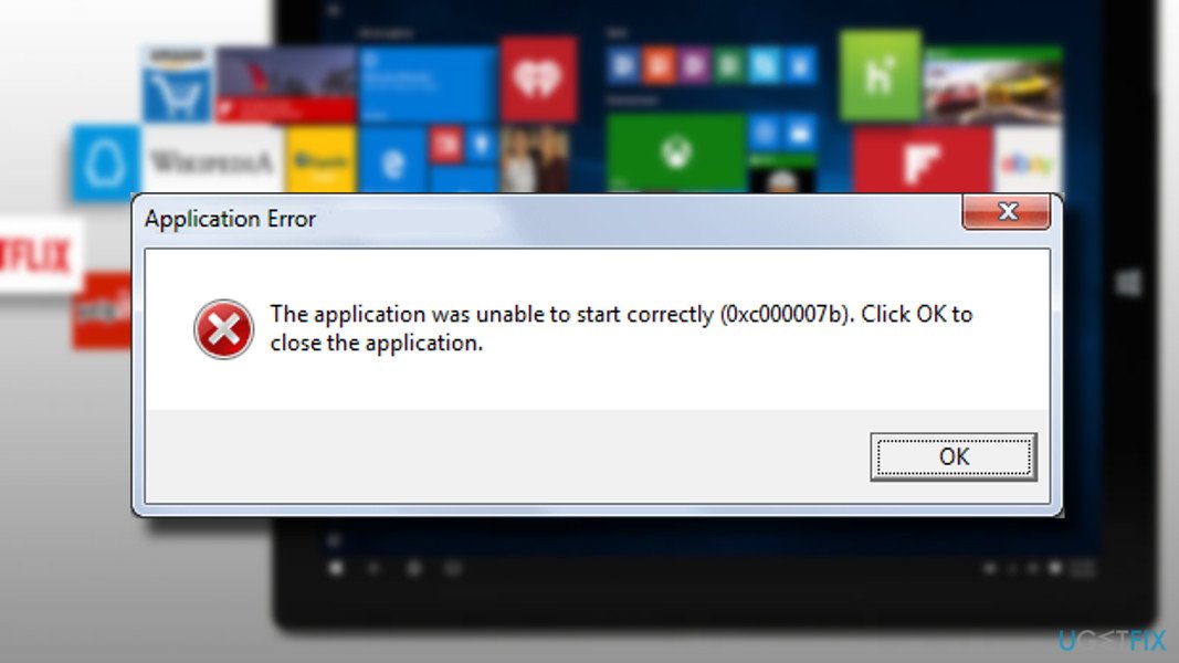 How to fix error code 0xc000007b on Windows 10?