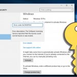 0xc004f034 activation error