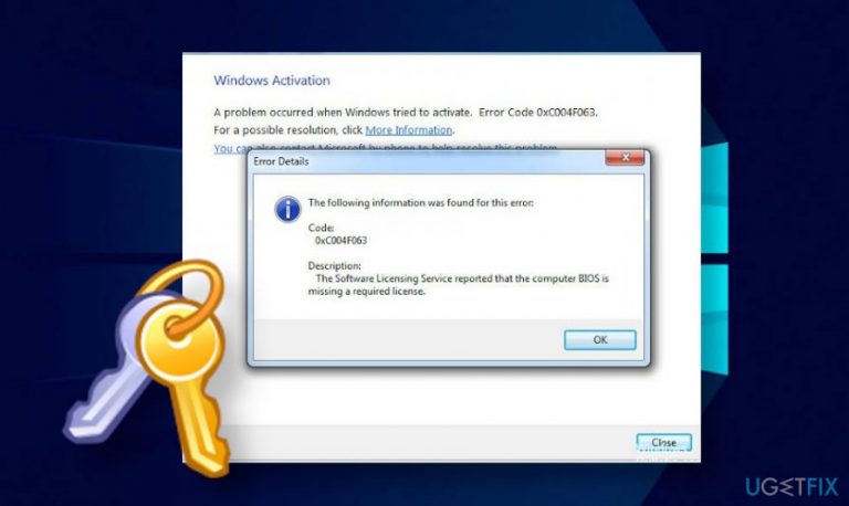 How to fix BIOS is missing a required license error 0xC004F063?