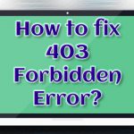 403 forbidden error fix