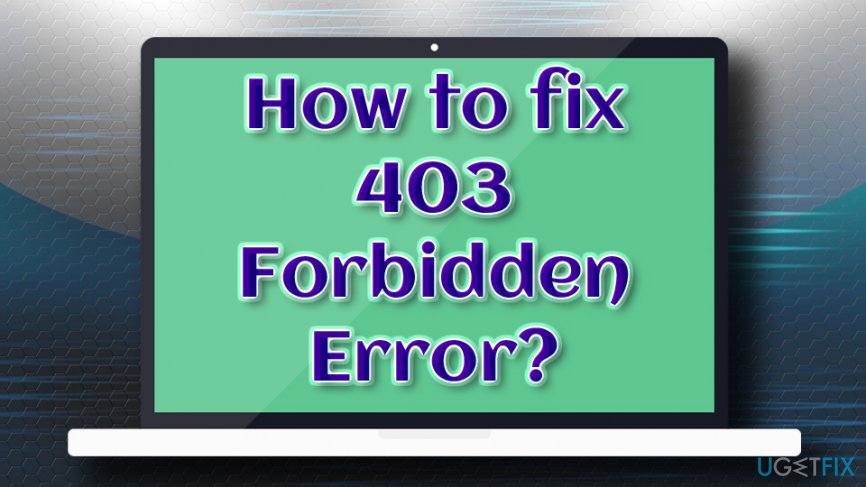 403 Forbidden error fix