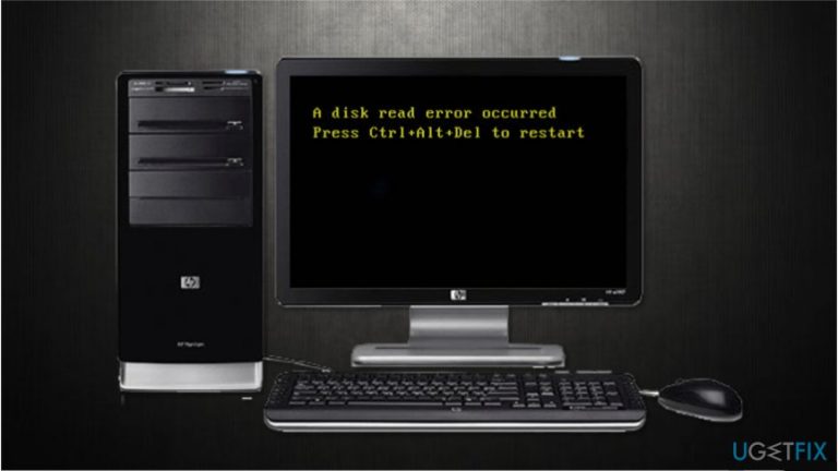 How to fix “A disk read error has occurred”?