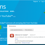 Adblocker for youtube removal