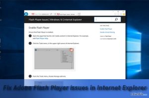 Adobe flash player ie