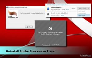 Adobe shockwave removal