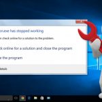 Application exe has stopped working