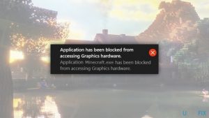 Application has been blocked from accessing graphics hardware error fix