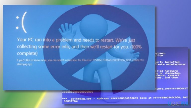 How to Fix SYSTEM_THREAD_EXCEPTION_NOT_HANDLED (atikmdag.sys) BSOD on Windows?