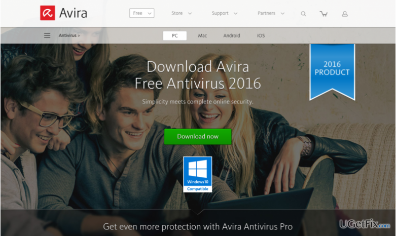 cannot uninstall avira free antivirus