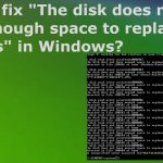 Bad clusters space fix
