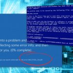 Bad pool caller bsod error