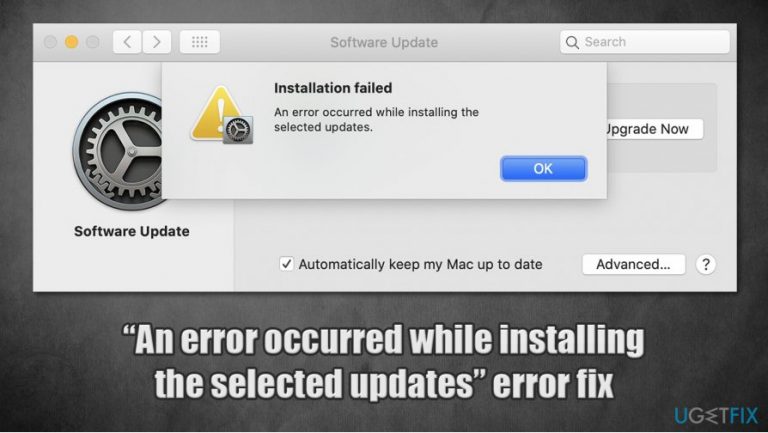 MacOs Big Sur error “An error occurred while installing the selected updates” – how to fix?
