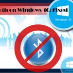 Bluetooth issues windows