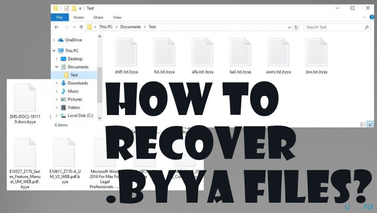 Recover .byya files