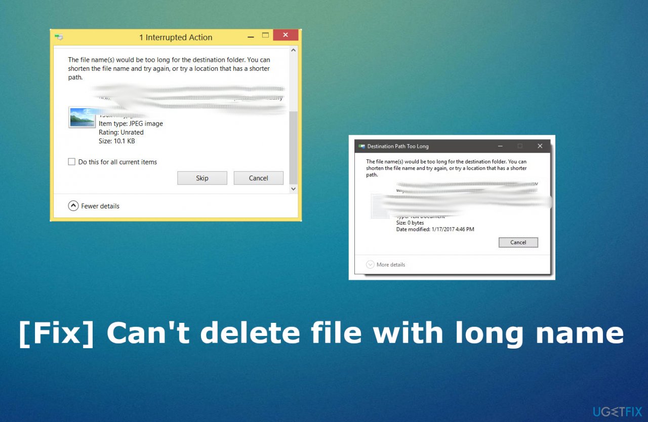 Cant delete file longname fix