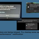 Captions are being missed notif fix