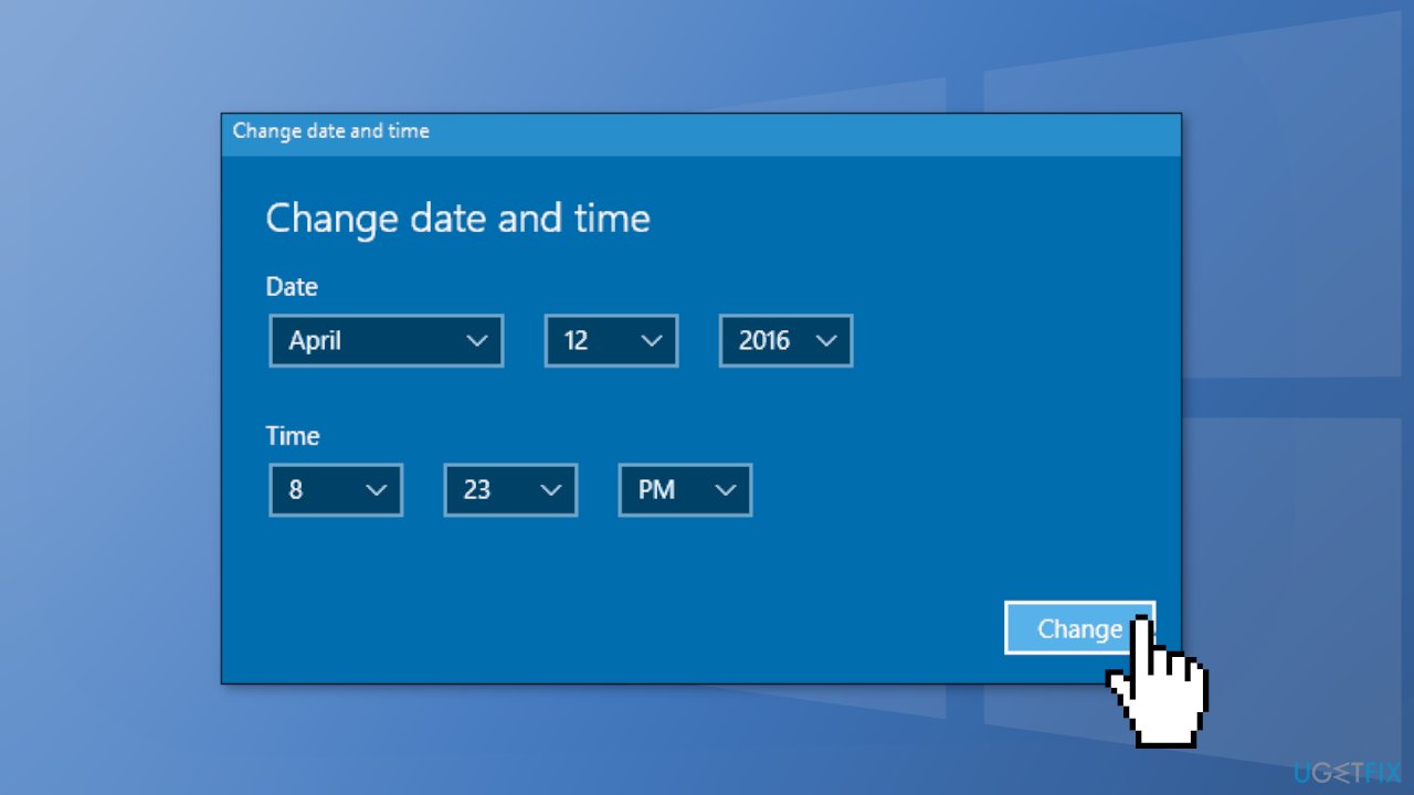 Check the Time and Date on your PC2