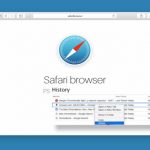 Clear browsing items from safari